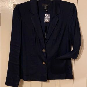 Tahari navy jacket